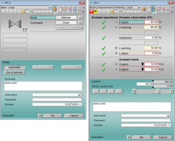 DEMO – PCS7 OPD